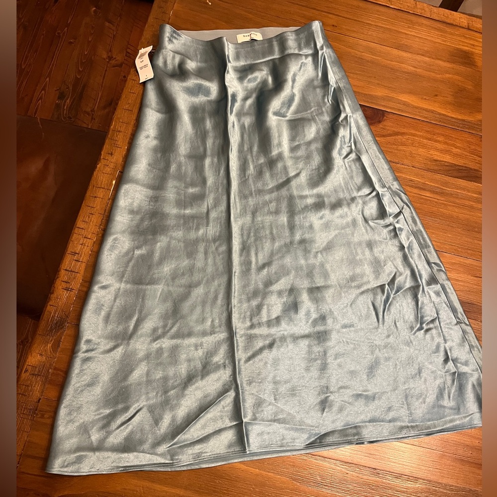 Slip Satin Midi Aritzia Skirt Babaton